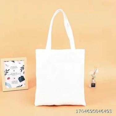 Canvas bag, blank cotton bag, hand painted graffiti handbag, single shoulder canvas bag