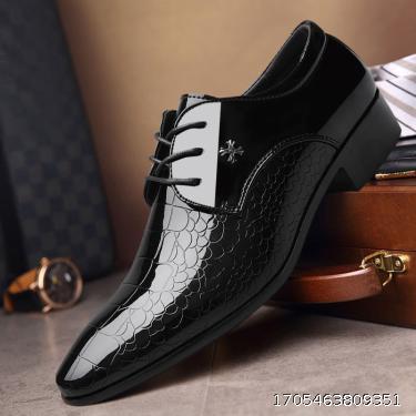 Men's Shoes Winter New Leather Shoes Men's Business Dress Shoes