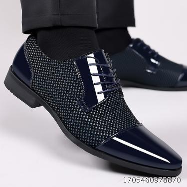 Leather shoes, men's new business dress, casual spring and autumn breathable, men's England