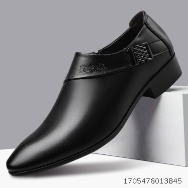 Leather shoes for men's oversized business dress shoes for men's casual wear