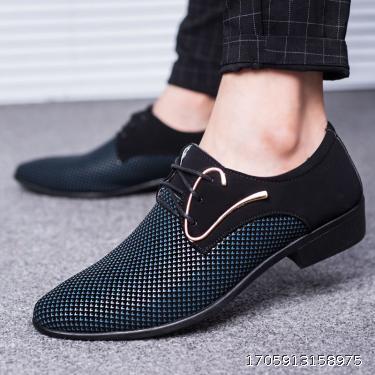 Korean version pointed men's shoes, business dress, casual single shoes