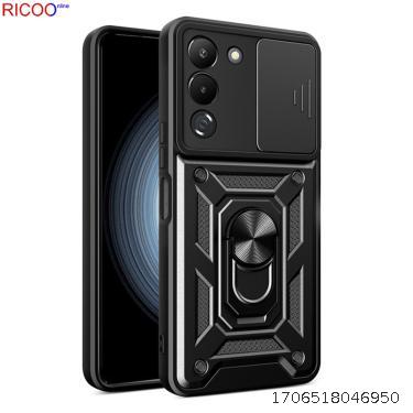 Transsion Infinix note12pro Shunjia Push Window Phone Case tecno pova4 Car Anti Drop Cover