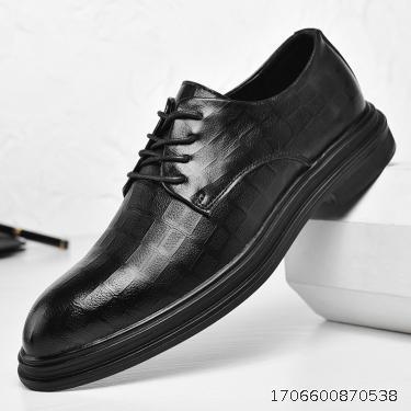 Spring/Summer New Formal Leather Shoes Men's Cowhide Casual Shoes British Business Casual Shoes Men's Shoes One Piece Shipping