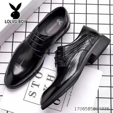 Leather shoes, men's new summer business dress, genuine leather, men's casual breathable soft sole, soft surface, British groom's wedding shoes