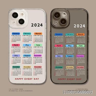 2024 Calendar Applicable iPhone Case New Year Apple