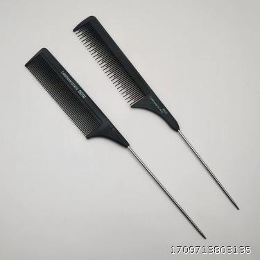 Hair salon, hairdressing, steel needle, pointed tail comb, black hair cutting, fuzzing comb, parting comb, makeup comb, spot dyeing comb, anti-static styling comb