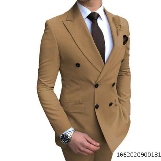 【2pcs set】Men's suit two-piece set spot men's suit suit casual business suit men