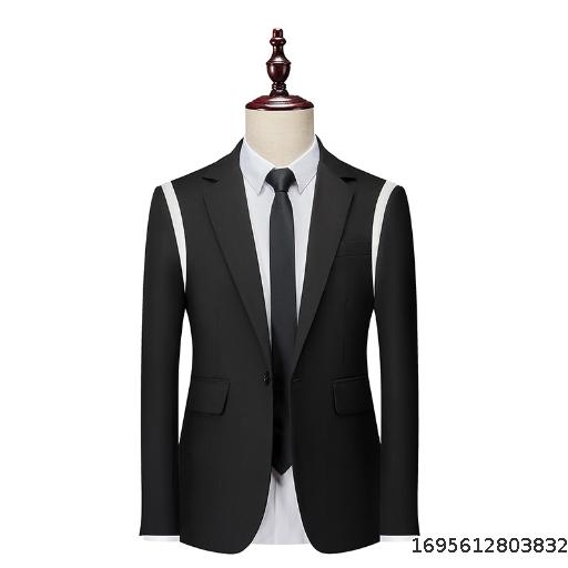 2023 Autumn Foreign Trade New Men's Business Casual Suit Jacket Men's Loose One Button Suit Jacket