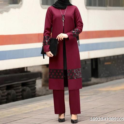 New Set Two Piece Muslim Clothing