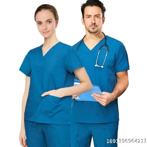 Surgical clothes hand washing clothes women's pure cotton operating room clothes, long sleeved nurse clothes, doctor's hand washing clothes short sleeved work clothes