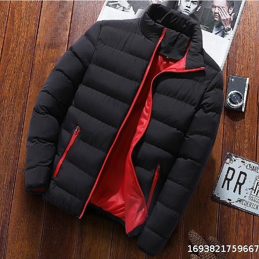 Winter Thickened Sports Cotton Coat Men's Standing Collar Cardigan Outdoor Cotton Coat Casual Coat Warm Men