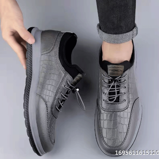 Leather casual sports shoes Men's shoes Versatile dad shoes Men's shoes
