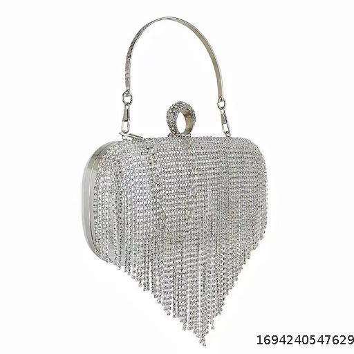 2023 New Banquet Bag Women's Handbag Banquet Diamond Bag Handbag Dress Diamond Embedding Evening Bag