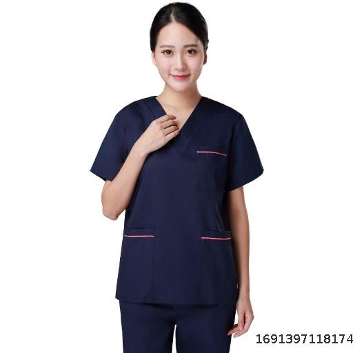 Surgical clothing hand wash clothes women's long sleeved suit doctor's clothing operating room isolation clothing hand clothing dental hospital work clothes