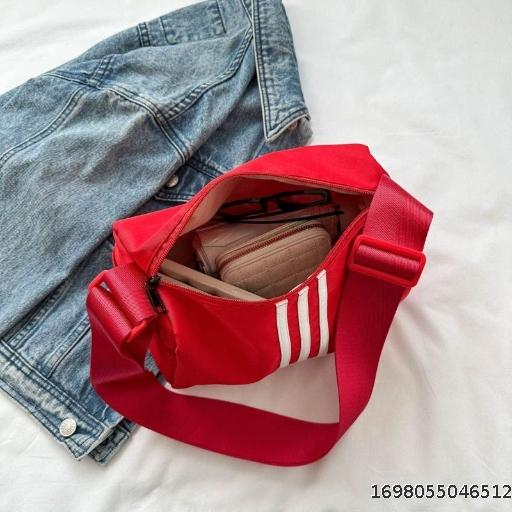 niche toast bag, fashionable sports and fitness bag, short distance travel pillow, casual wide shoulder strap, crossbody bag
