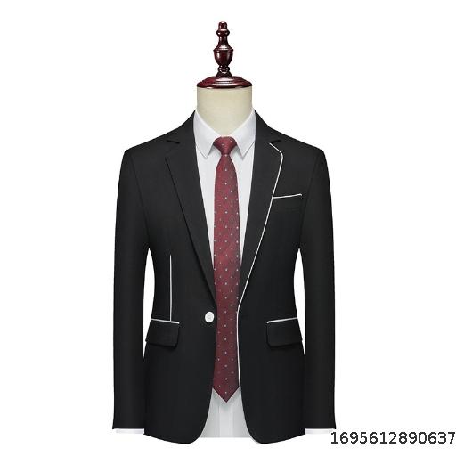 2023 Foreign Trade Autumn New Men's Business Casual Suit Jacket Men's Slim Fit One Button Suit Jacket