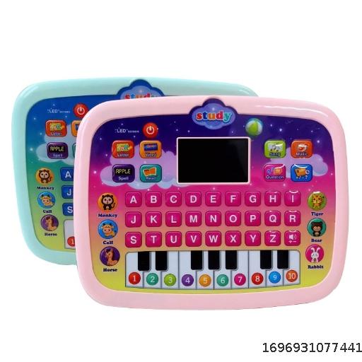 New English LED Screen Light Tablet Learning Machine Multifunctional Story Machine Early Education Learning Point Reading Machine Toys