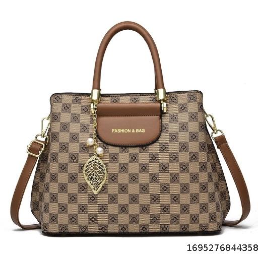 Women's handbag, middle-aged handbag, fashionable large bag, versatile one shoulder crossbody bag