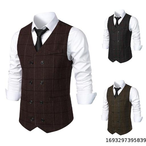 Men's Medieval Vintage Vest European Size Men's Casual Fit Vest