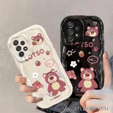 Cute Strawberry Bear Samsung A23 [4G] Phone Case New Cream Pattern Full Package Lens Anti Drop Airbag Protection Case