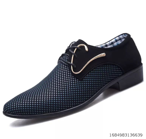 Business casual men's shoes Frosted leather shoes men