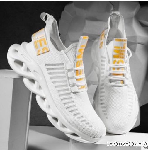 European and American summer oversize shoes breathable men's shoes fly woven mesh shoes Fried Dough Twists trend non mainstream men's shoes