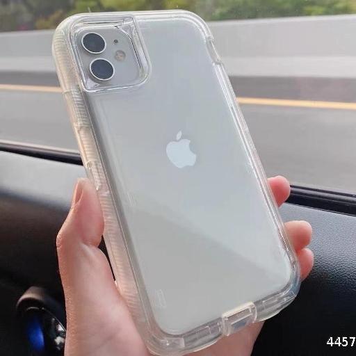  transparent three piece apple 12promax case iphone11 all inclusive fall proof XS / XR men's and women's 7 / 8p