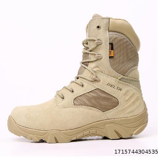 New high-top army boots Men's combat boots Waterproof delta desert boots Hiking boots