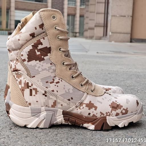 Outdoor Python Pattern COS Camo Snow Boots Tactical Shoes Breathable Mountaineering Shoes Outdoor Shoes