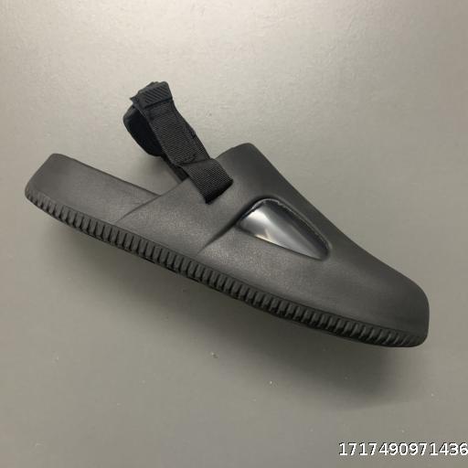 Black Muller Shoes Boken Slippers Outdoor Waterproof and Anti slip Headband Two Wear Soft Bag Shipping is One Size Larger