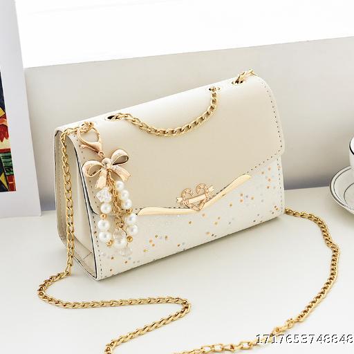Bag Women's New Single Shoulder Crossbody Bag Sparkling Fashion Bag Korean Edition Women's Shoulder Bag Mobile Bag Zero Wallet Trend