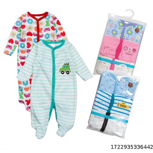 jumpsuit, long sleeved bag, foot jumpsuit, spring and summer baby clothes
