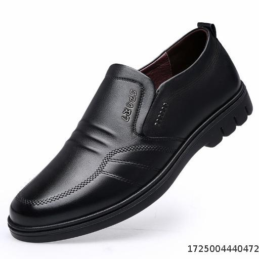 Men's new leather shoes with soft leather and soft sole, anti slip casual men's wear, versatile men's leather shoes, business formal men's shoes