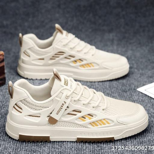 Summer Breathable Student Mesh Sports Versatile Casual Board Shoes White Mesh Shoes Trendy Shoes Autumn