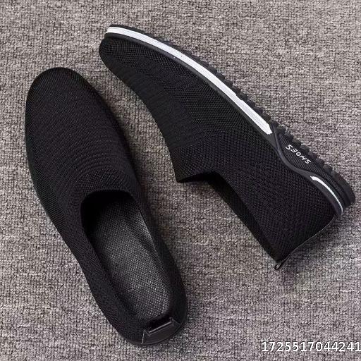 High-grade casual shoes breathable walking shoes soft sole sports non-slip old Beijing cloth shoes slip-on men's shoes
