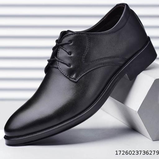 Plus size New Men's Leather Shoes Business Formal Men's Shoes Lace Versatile Casual Shoes