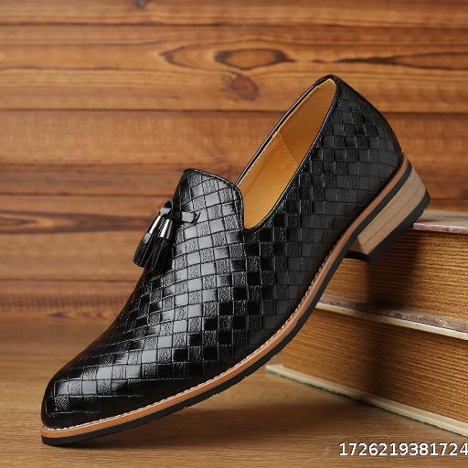Men's Versatile British Style Black Professional Casual Leather Shoes Men's Soft soled Men's Shoes Business Formal Work Shoes