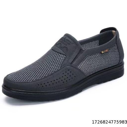 Mesh shoes breathable mesh shoes soft bottom non-slip casual large size men's shoes