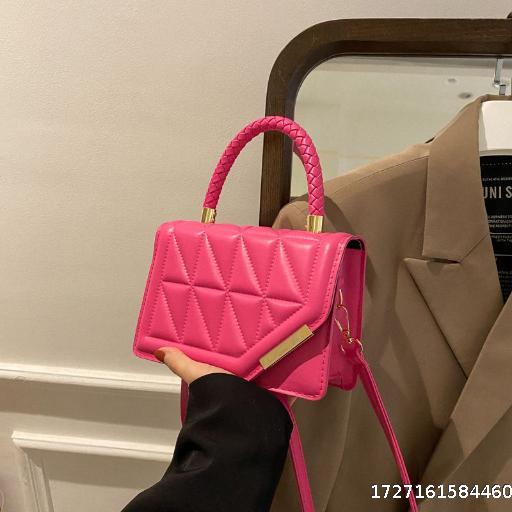 Women 2024 spring and summer new stylish stylish one-shoulder cross-body hand bag small square bag