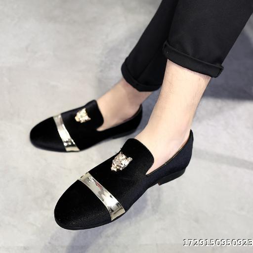 Loafers Gold Tiger Toe Buckle