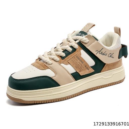 Men's casual sports shoes, fashionable low top Japanese niche board shoes, student white shoes