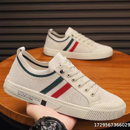 Men's Shoes Canvas Shoes Soft soled One Step Versatile Breathable Shoes Men's Student Trendy Shoes Summer Sports Casual Board Shoes