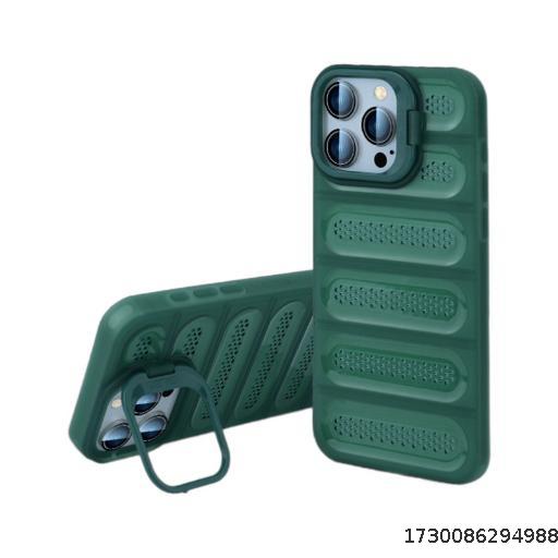 Phone Case Apple Soft Case TPU Suitable for Apple 12 Phone Case Simplified 13Pro Phone Case with Bracket Full Package Case