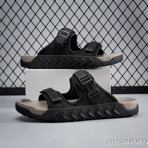 Sandals Men's Outdoor Non slip Cold Slippers for Leisure and Sports Dual purpose Thick Bottom One line Dragging