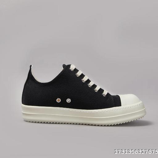 Brand Men Shoe Canvas Low Top Women Sneaker Classic Quality Black Lace Up Designer Ow-en Luxury Thick-sole Casual Flat Shoe