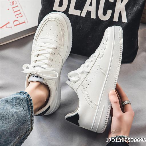 White shoes for men summer breathable youth casual versatile men's shoes 2024 new style student pure white sports shoes