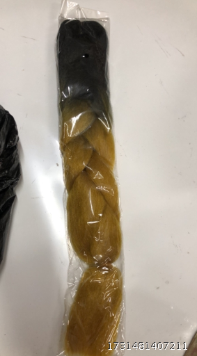 New chemical fiber black gradient yellow gradient color dreadlocks