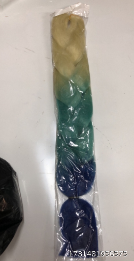 New chemical fiber three-color gradient dreadlocks