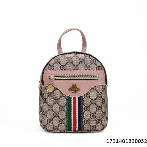 Geometric letter pattern small bag