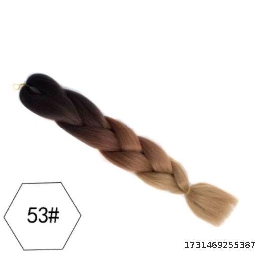 New style chemical fiber gradient color dreadlocks
